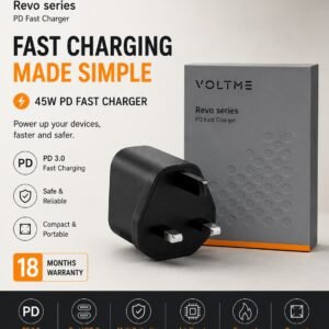 VOLTME Revo Series 45W PD Fast Charger Dual USB-C Ports