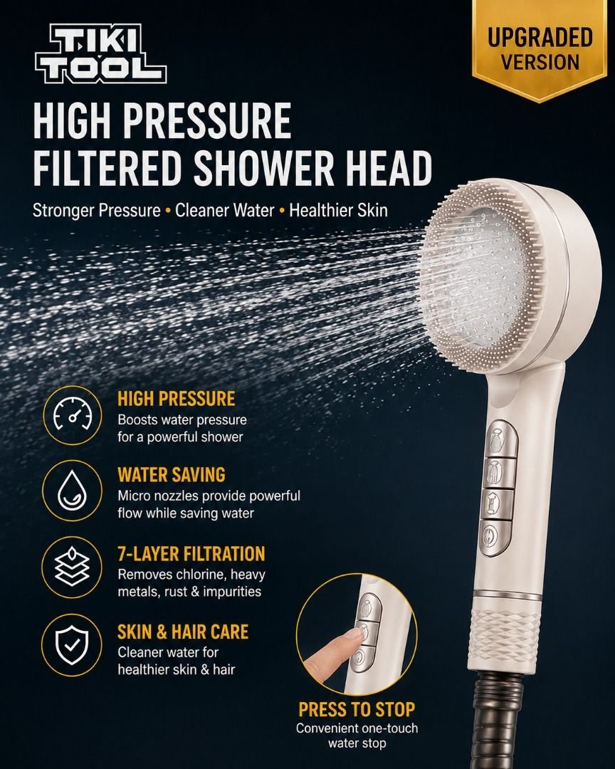 4 Modes High Pressure Filtered Shower Head - Image 2
