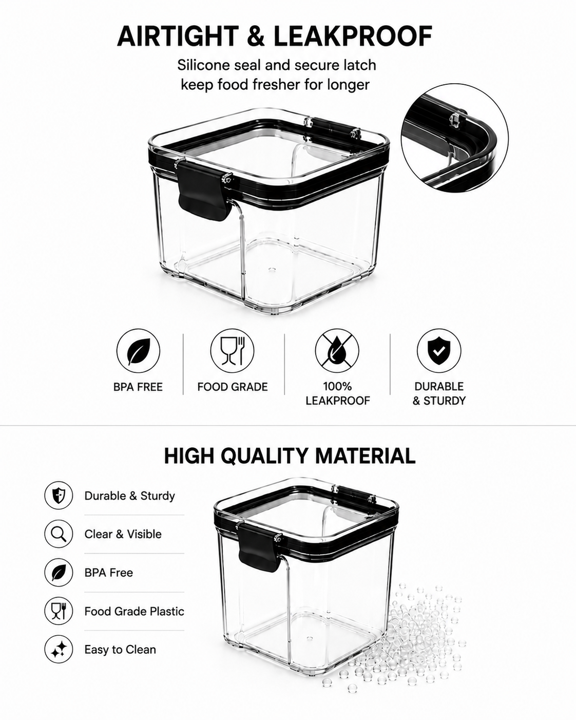 700ml Premium Airtight Food Container - Image 2