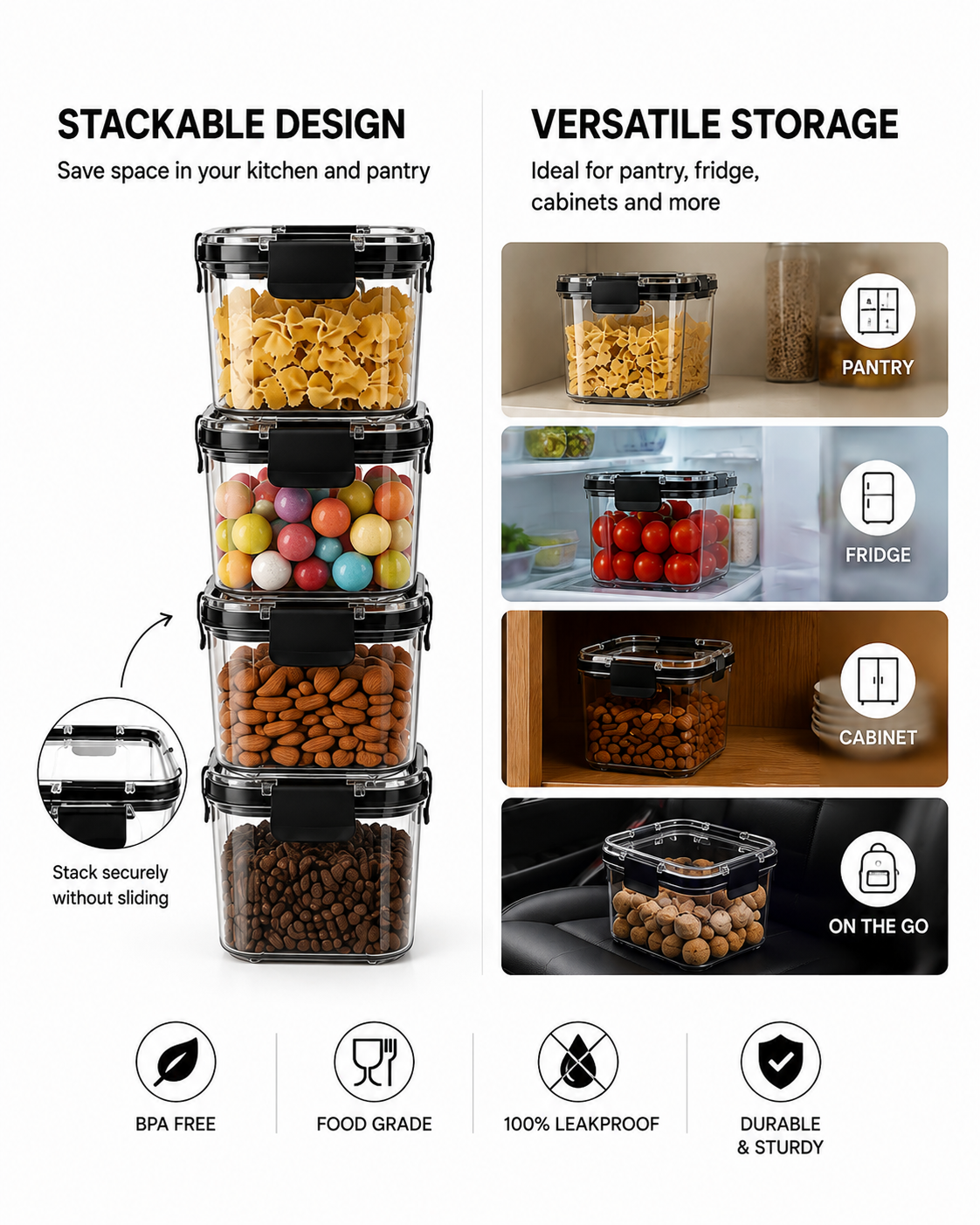 700ml Premium Airtight Food Container - Image 3