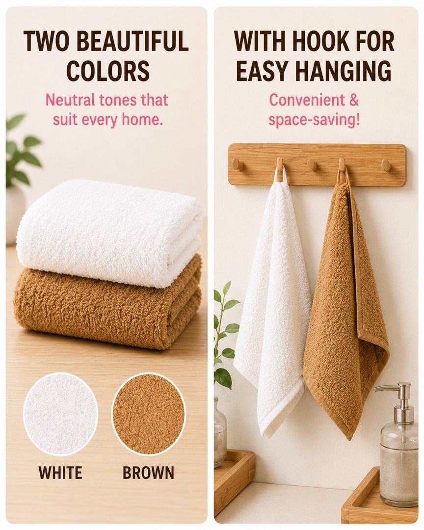 (3 Packs / Box ) Premium Coral Fleece Multi-Purpose Towel Set, 6 pieces - Image 4