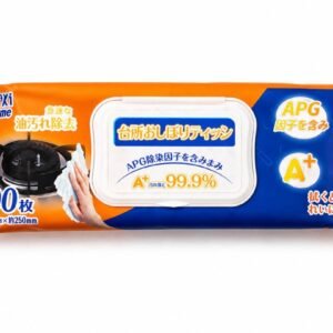 (4 Packs/ Box) Tiki Home 400 Sheets Kitchen Grease & Oil Stain Remover Wipes